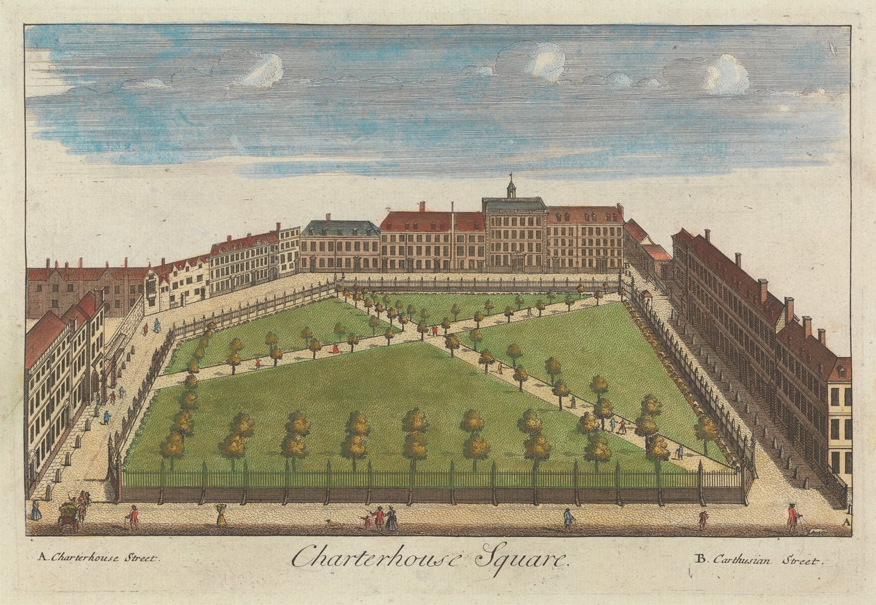 Plac Charterhouse autorstwa Unknown artist