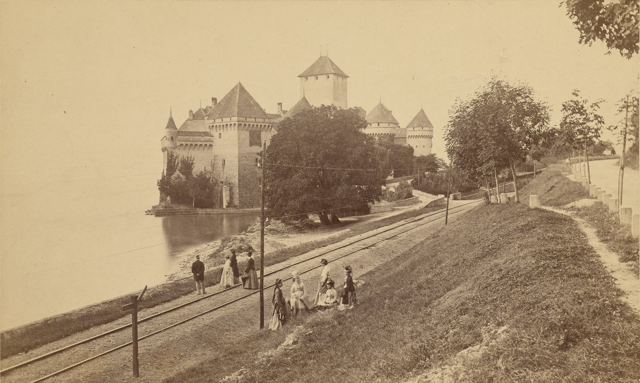 [Zamek Chillon nad Jeziorem Genewskim] autorstwa Unknown artist
