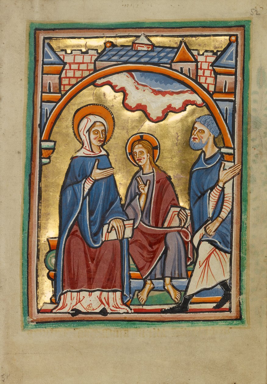 Chrystus błogosławiący swoich rodziców autorstwa Unknown artist