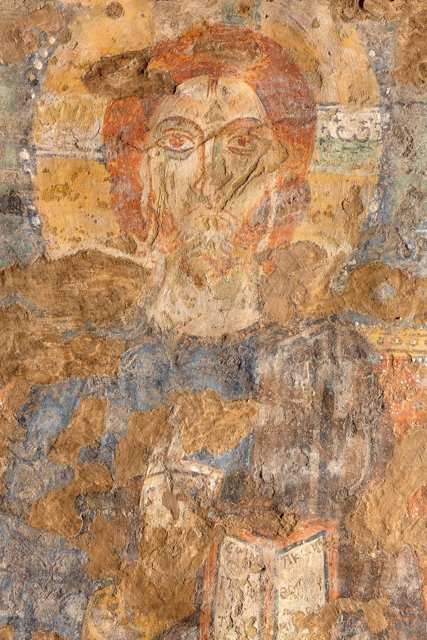 Chrystus błogosławiący leżącą u jego stóp Magdalenę, detal autorstwa Unknown artist