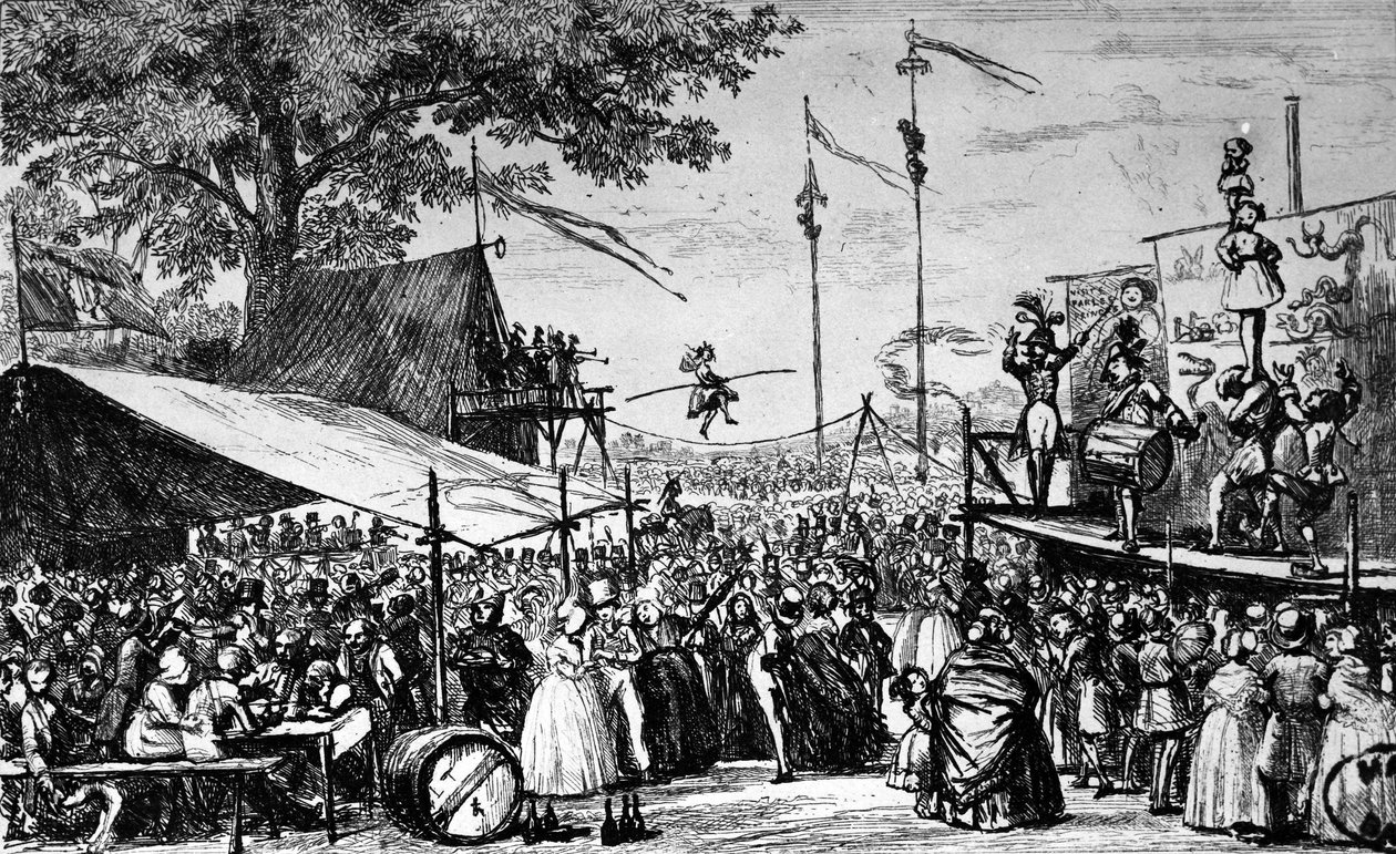 Cyrk: piechur - „Święta, lipiec””, reż. Trimolet, w „Almanachu Komiksu”” autorstwa Unknown artist