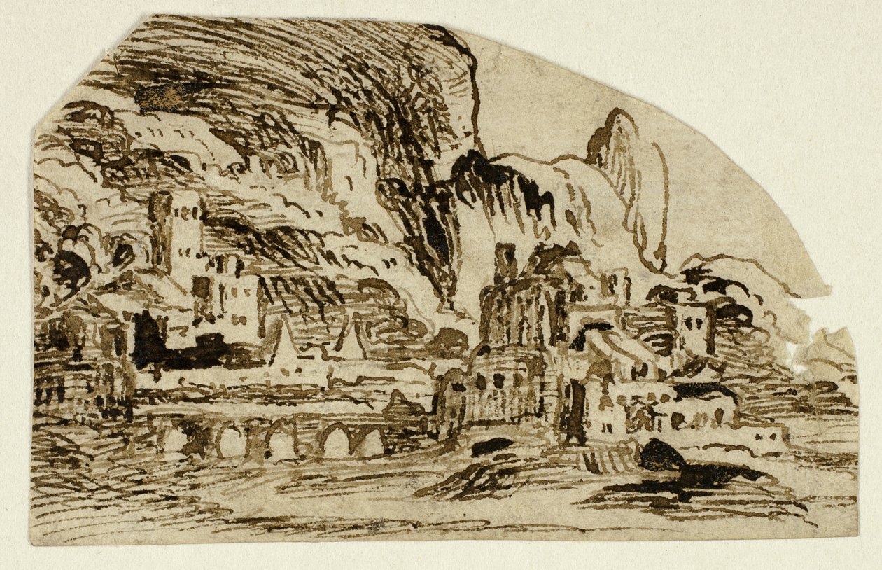Cytadela i Most w Górach autorstwa Unknown artist