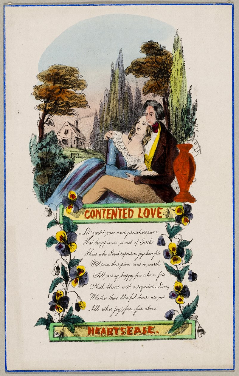 Zadowolona miłość (Valentine) autorstwa Unknown artist