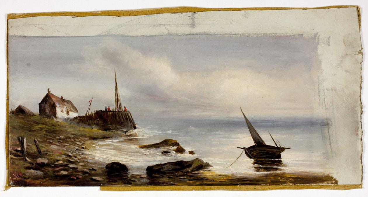 Domek nad brzegiem autorstwa Unknown artist