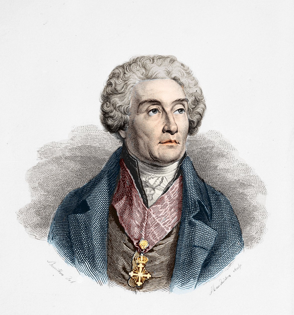 Hrabia Joseph de Maistre (1753-1821), francuski polityk, pisarz i filozof. autorstwa Unknown artist