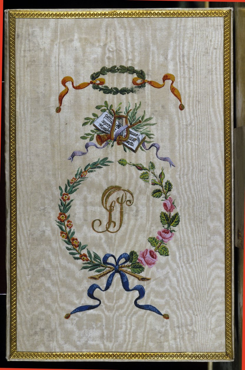 Okładka libretta „Medee a Corinthe” Giovanniego Simone Mayra (Johann Simon Mayr) (1763-1845), które należało do włoskiej śpiewaczki Giuditta Pasta (patrz jego inicjały GP) Theatre Carcano 1829 autorstwa Unknown artist