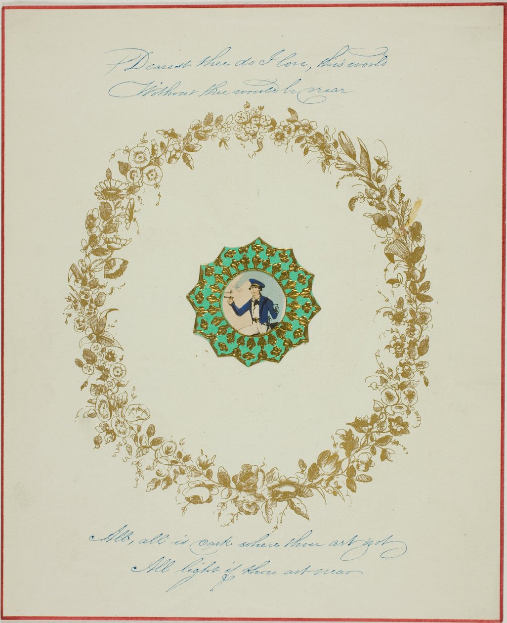 Dearest Thee I Do Love (walentynka) autorstwa Unknown artist