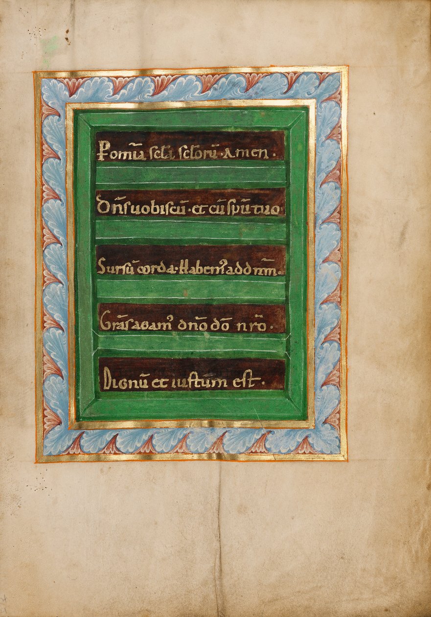 Ozdobiona strona Incipit autorstwa Unknown artist