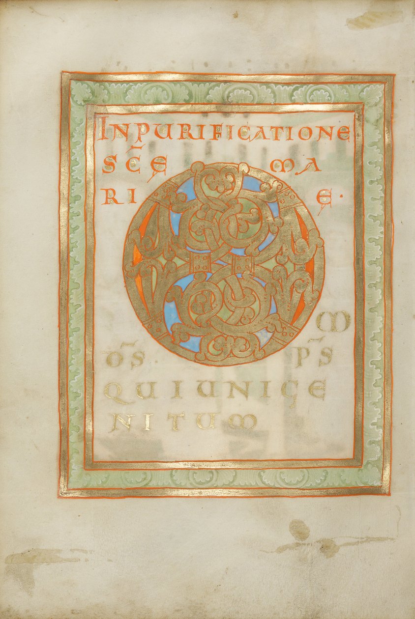 Ozdobiona strona Incipit autorstwa Unknown artist