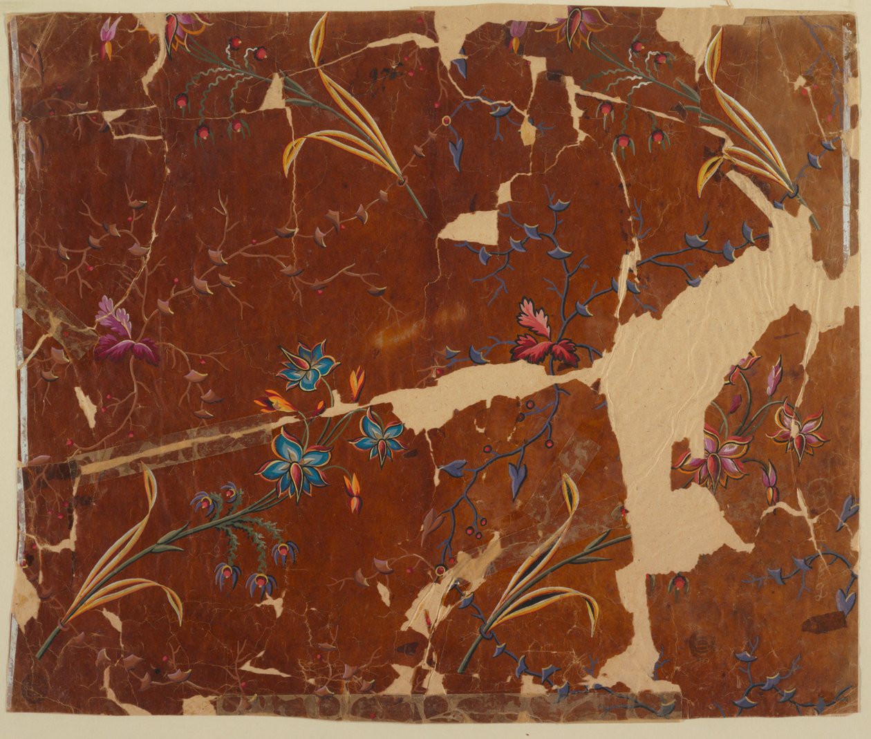 Projekt tkaniny, fragment autorstwa Unknown artist