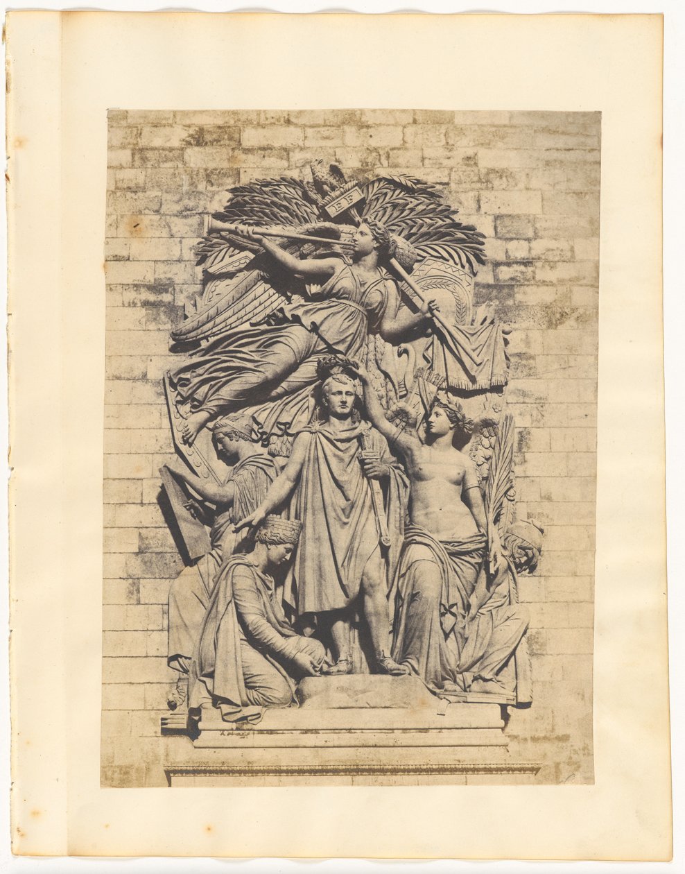 [Detal "Le Triomphe" na Łuku Triumfalnym]. autorstwa Unknown artist