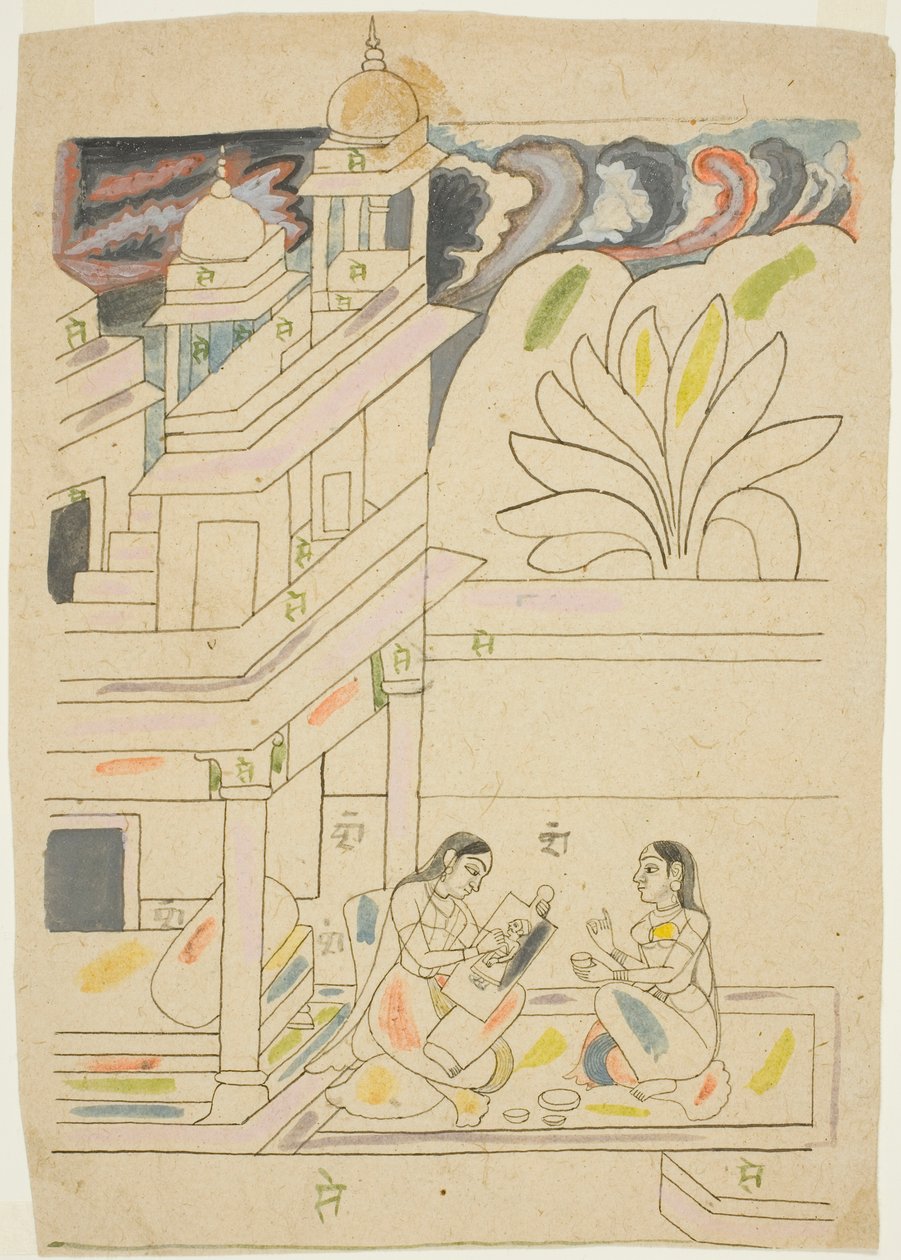 Dhanasri Ragini autorstwa Unknown artist