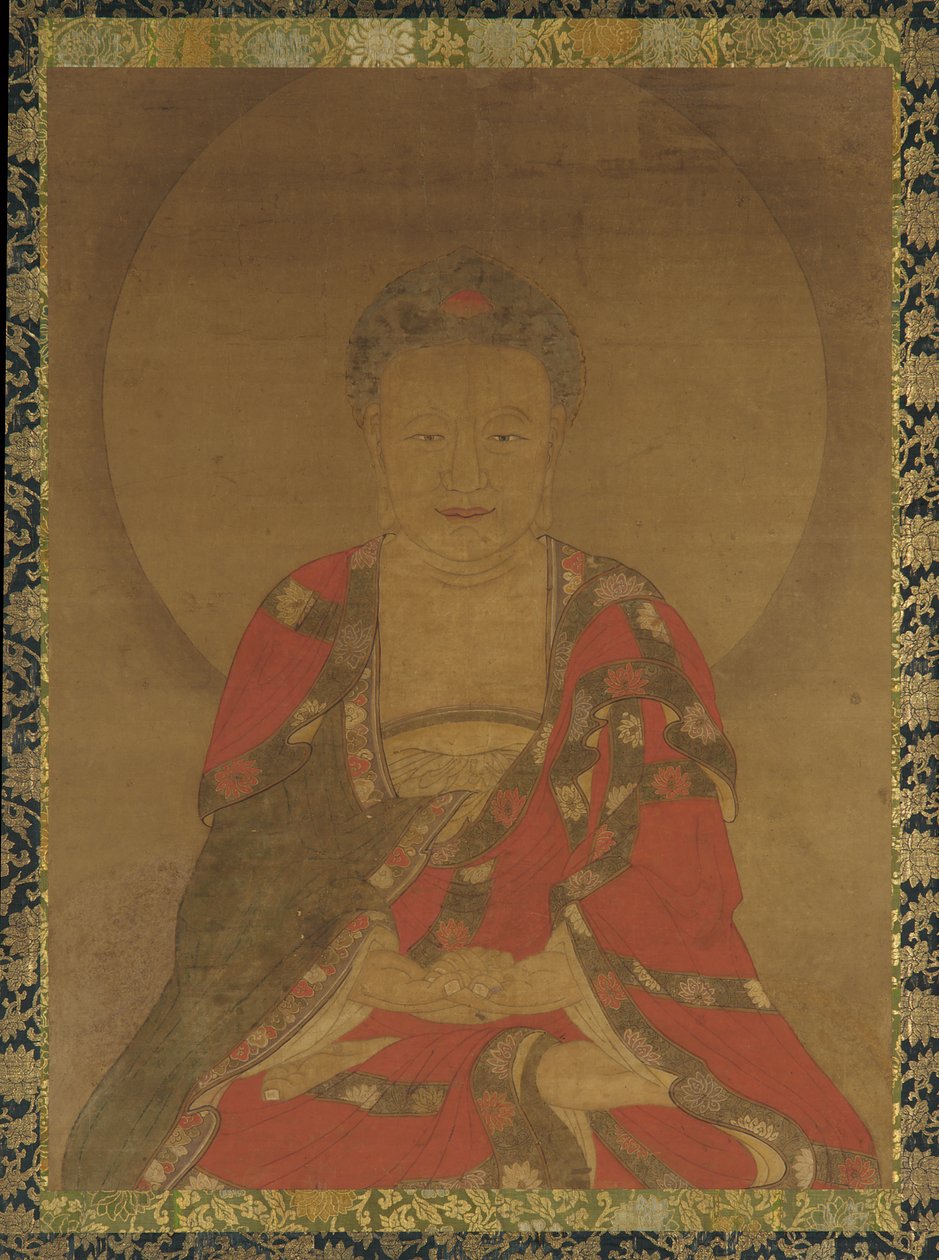 medytacyjny budda autorstwa Unknown artist