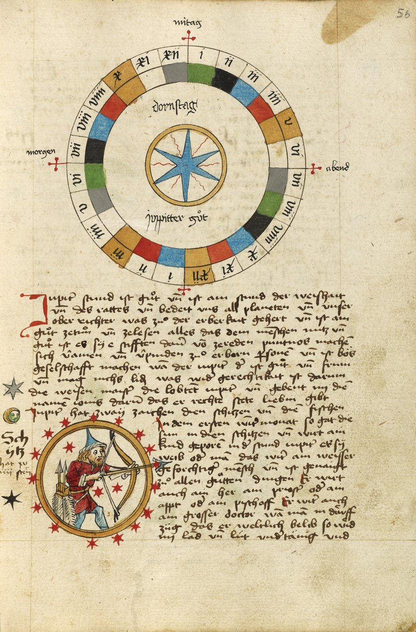 Diagram na czwartek; Strzelec autorstwa Unknown artist