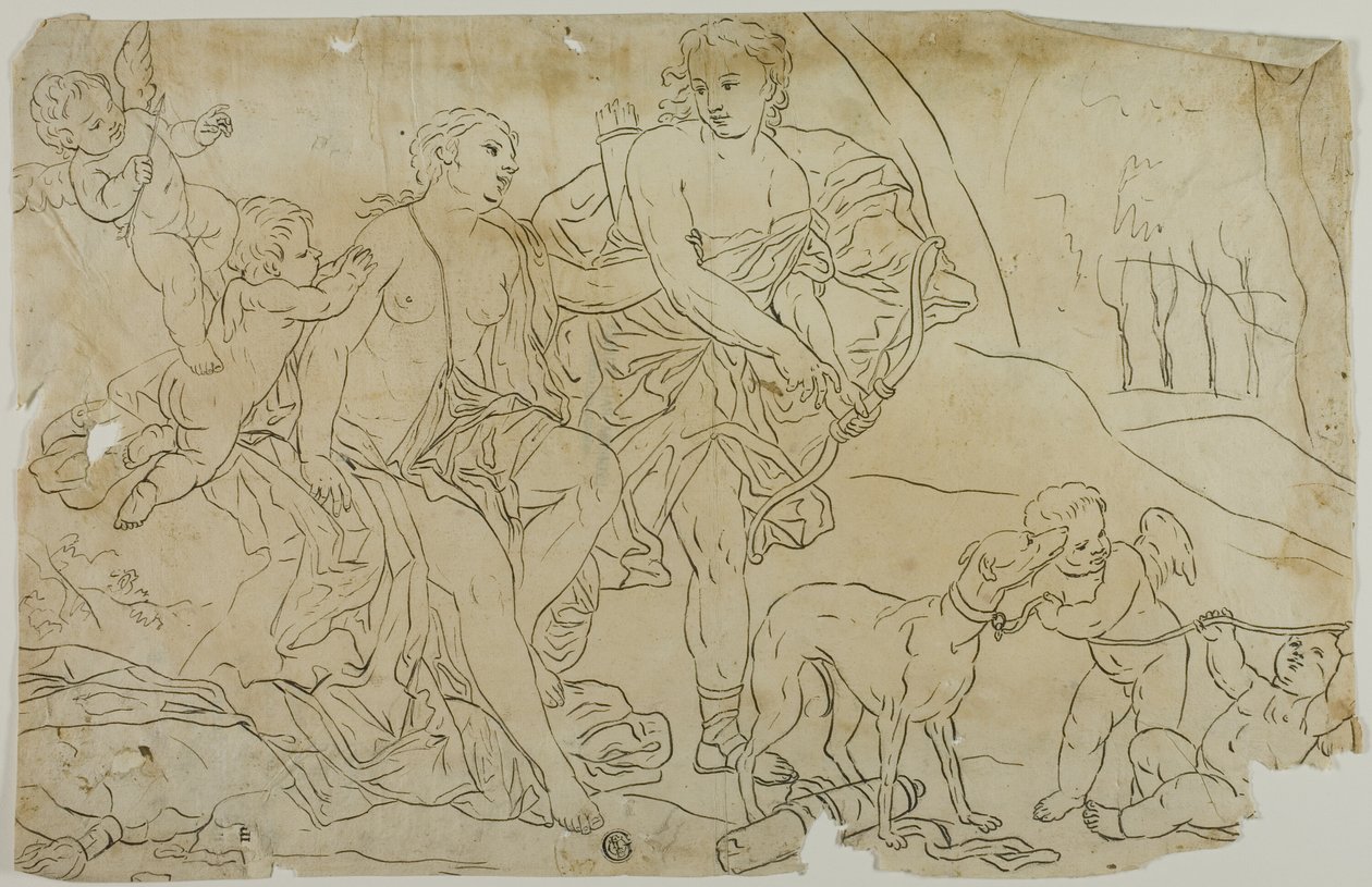 Diana i Endymion autorstwa Unknown artist