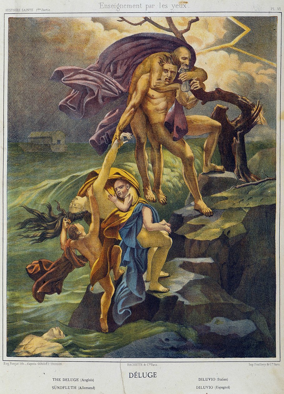 Potop - w „Świętej Historii”, wyd. Topór autorstwa Unknown artist