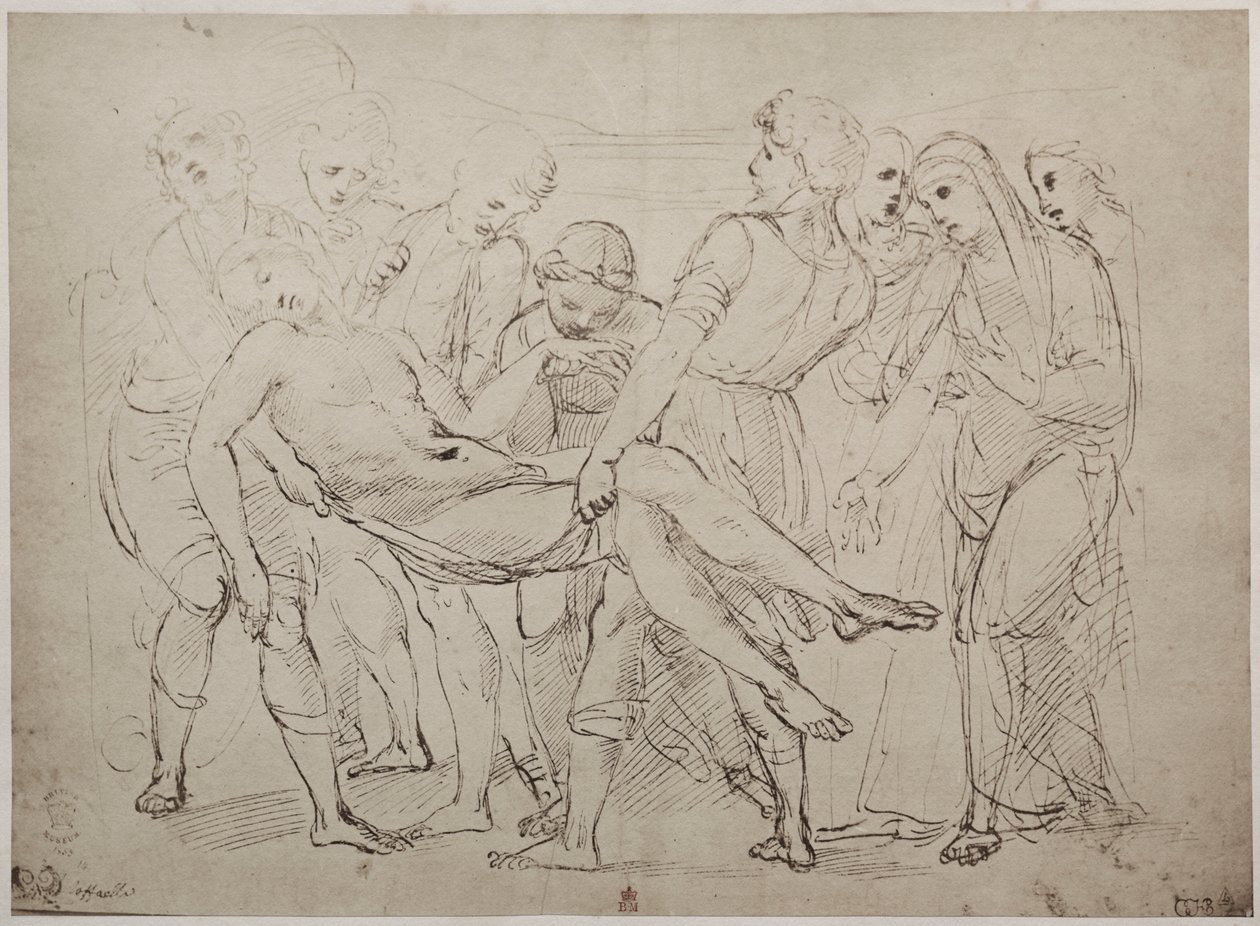 Rysunek Raphaela Sanzio w British Museum autorstwa Unknown artist