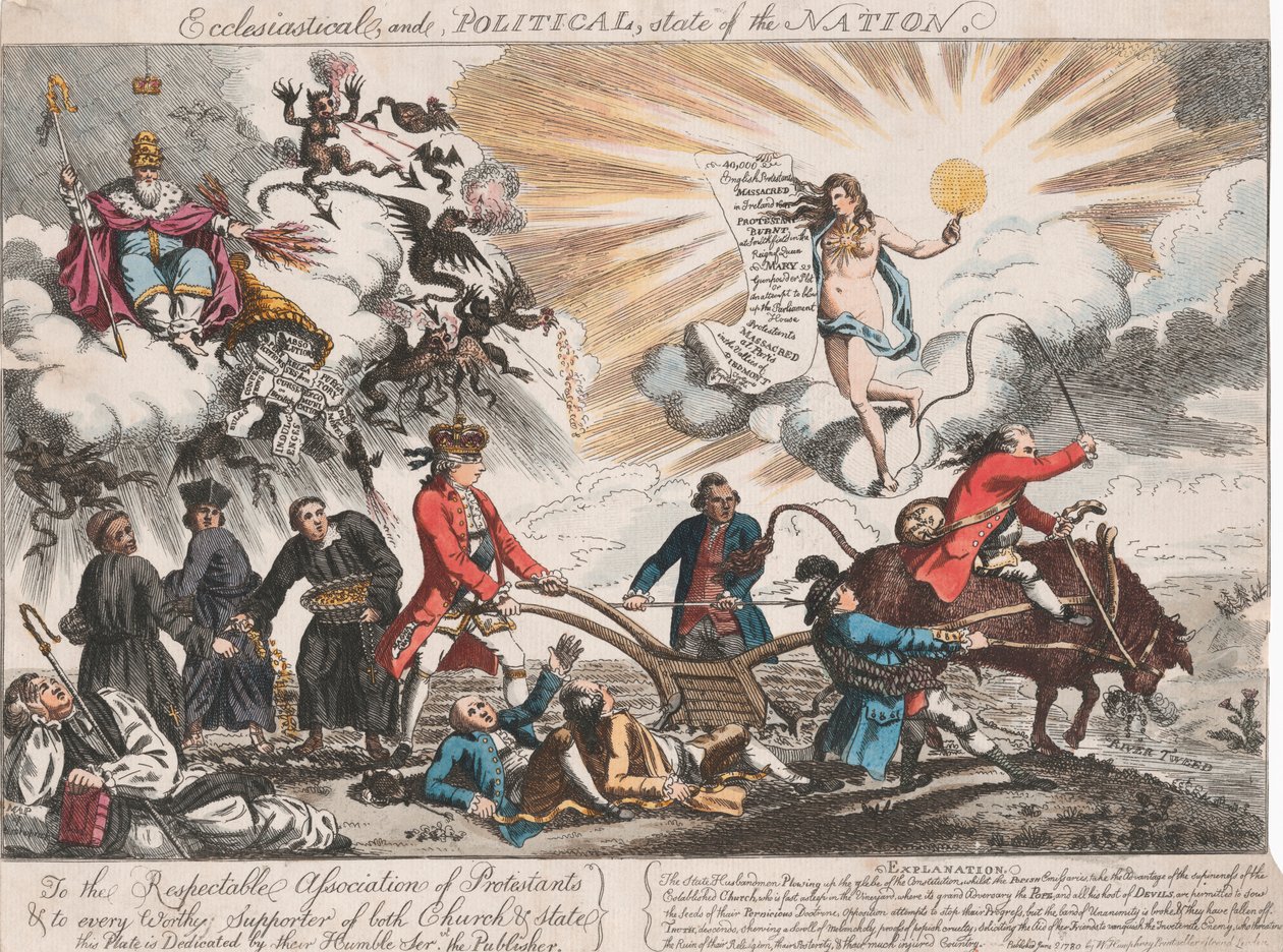 Kościelne i polityczne państwo narodowe autorstwa Unknown artist