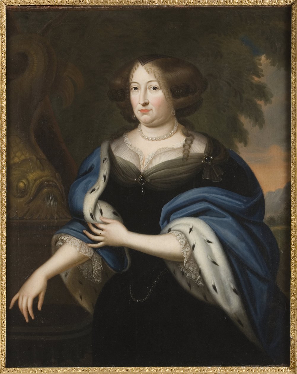 Edwige Sophie de Brandebourg - Portret margrabiny Jadwigi Sophie z Brandenburgii autorstwa Unknown artist