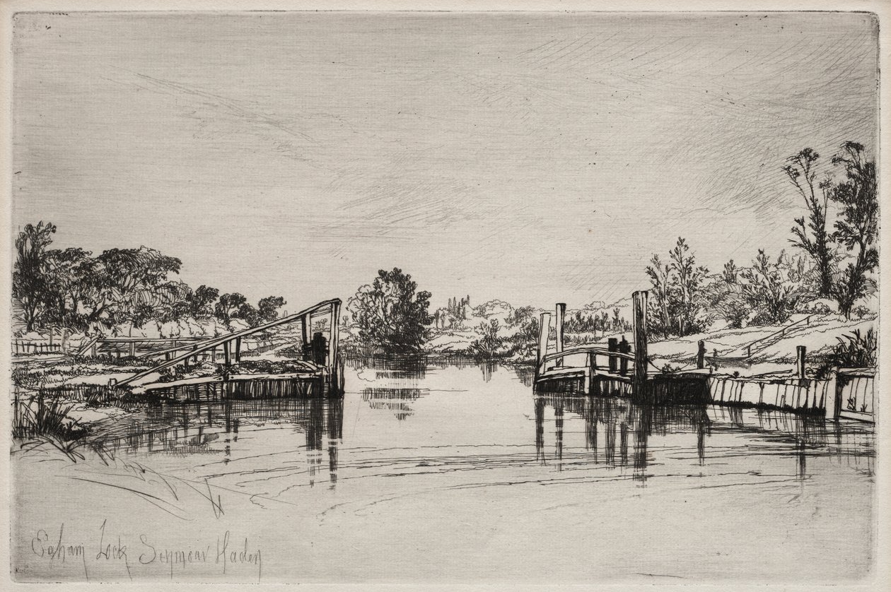 Zamek Egham autorstwa Unknown artist