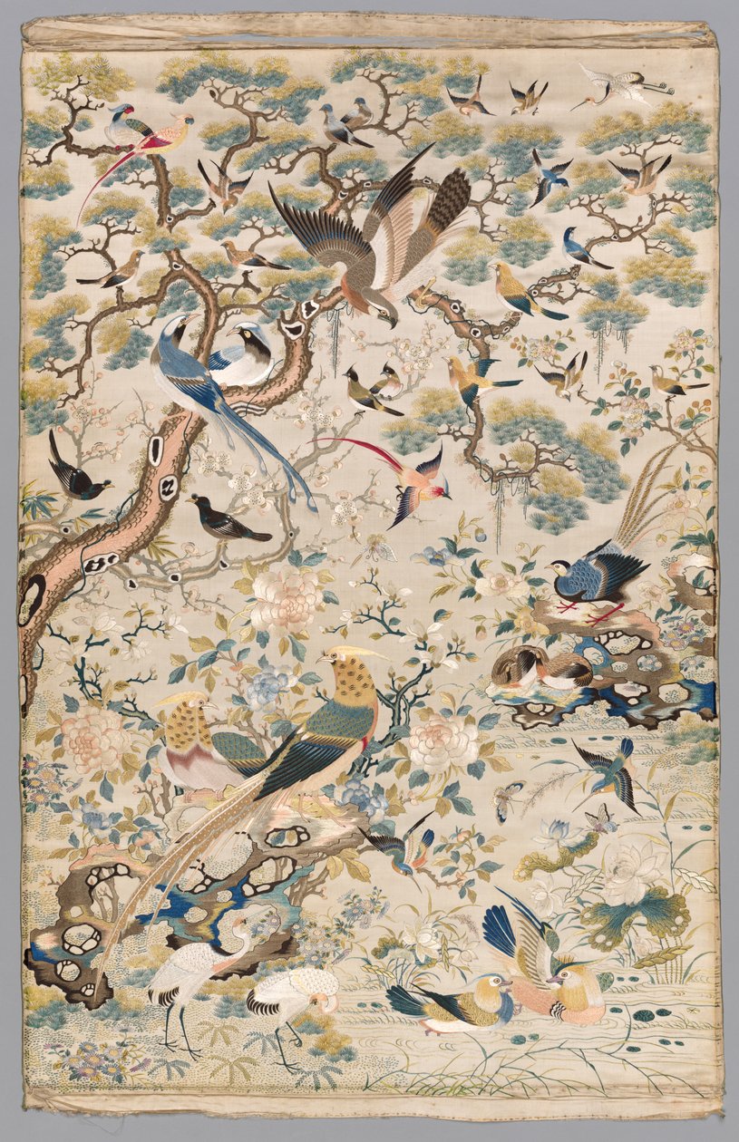Haftowany panel autorstwa Unknown artist