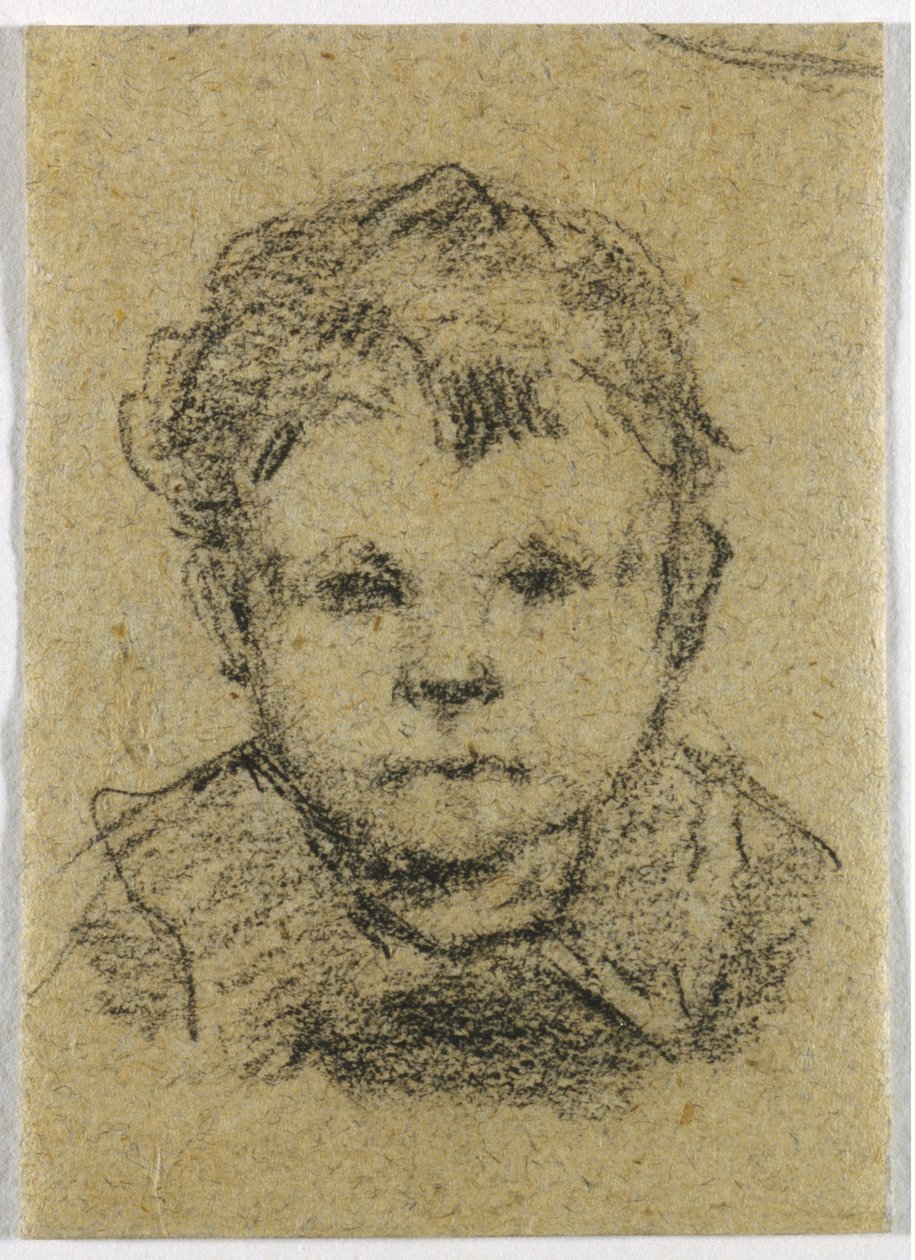 Emil Gauguin jako dziecko w koszuli z kołnierzykiem autorstwa Unknown artist