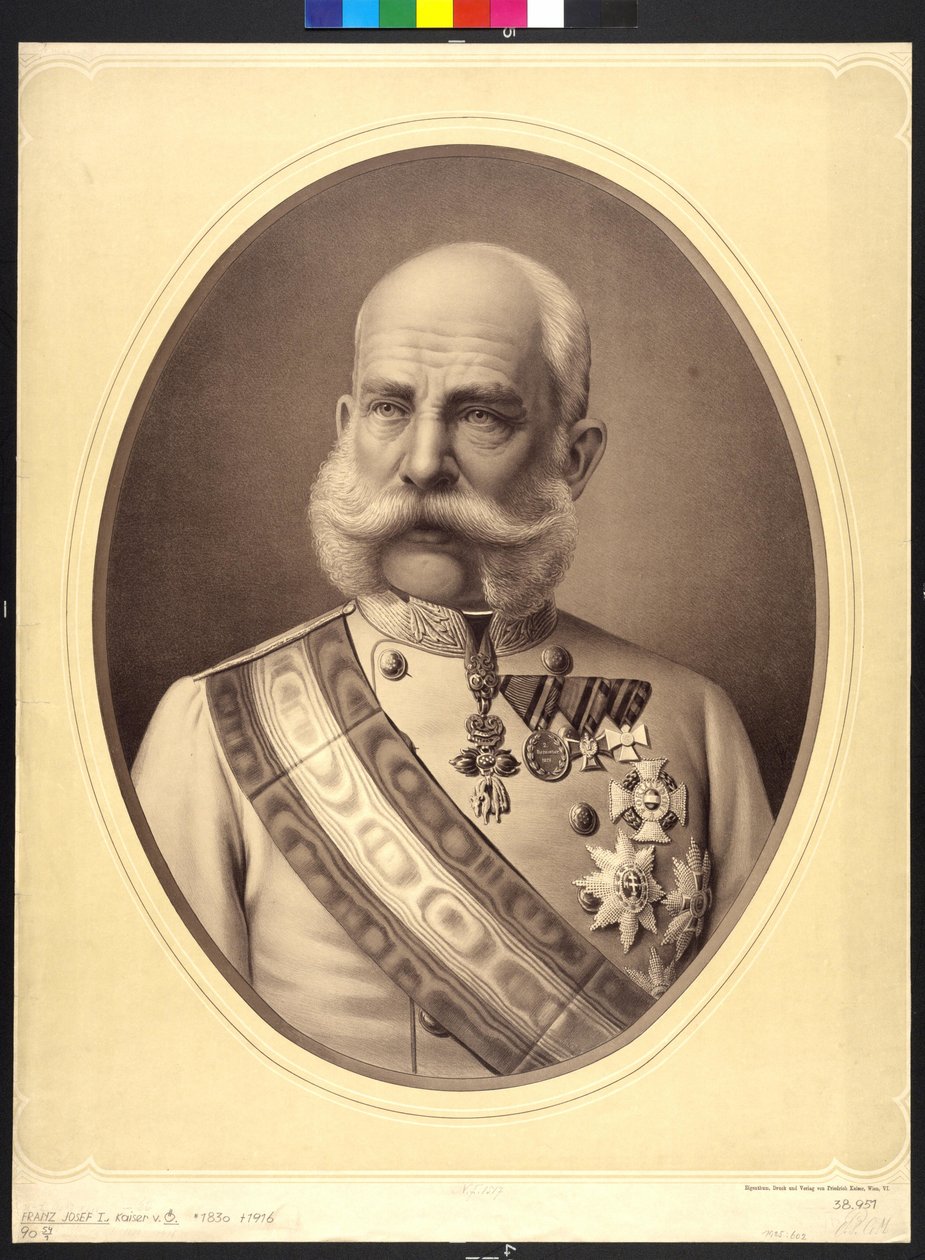 Cesarz Austrii Franciszek Józef I autorstwa Unknown artist