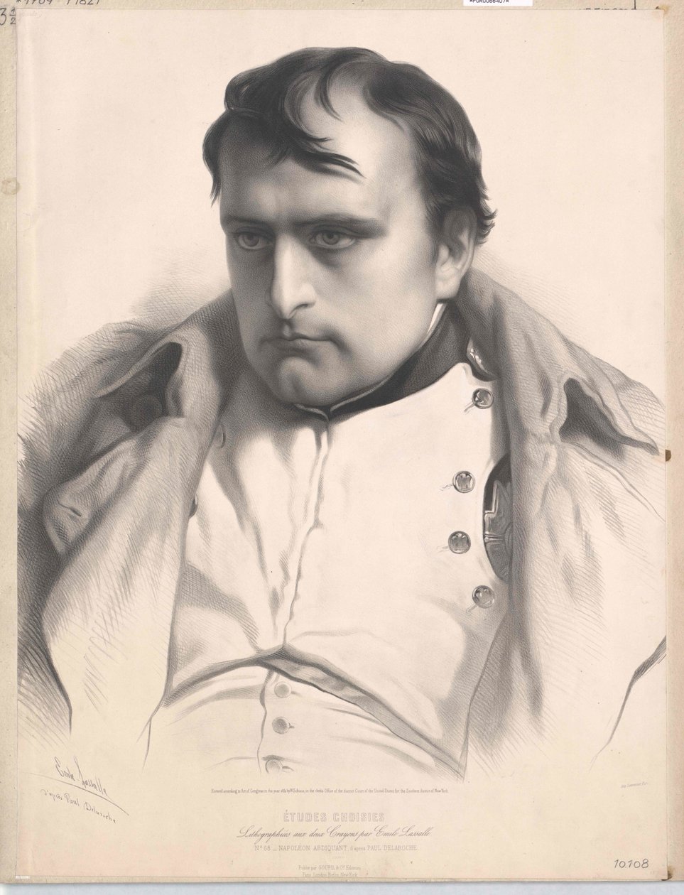Cesarz Francuzów Napoleon I Bonaparte (druk) autorstwa Unknown artist