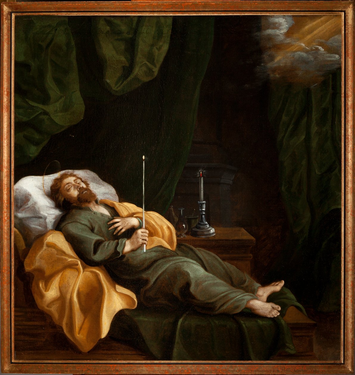 Wygasa (La bonne mort). Olej na płótnie. 18 wiek. autorstwa Unknown artist