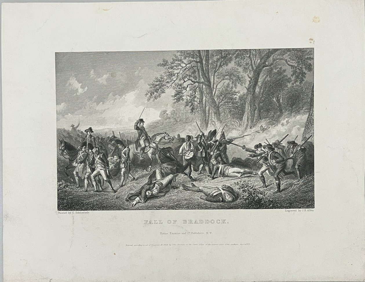 Upadek Braddocka autorstwa Unknown artist