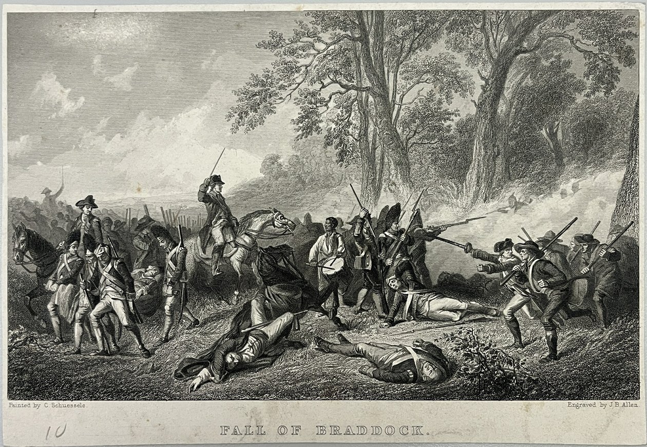 Upadek Braddocka autorstwa Unknown artist