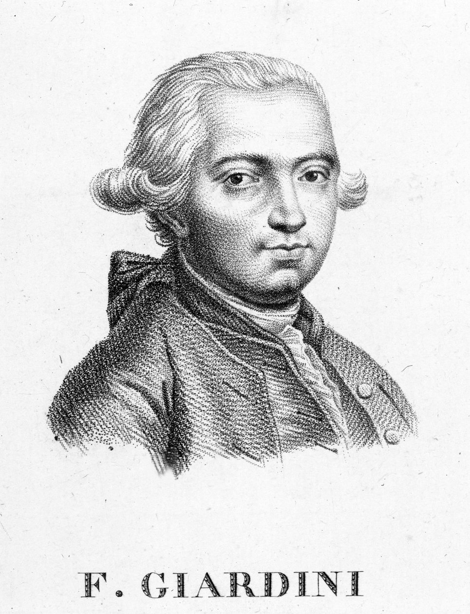 Felice Giardini (1716-1796), włoski skrzypek i kompozytor autorstwa Unknown artist