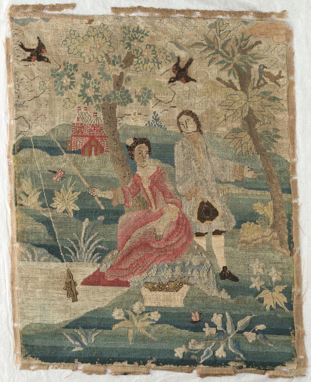 „Wędkarska Pani” autorstwa Unknown artist
