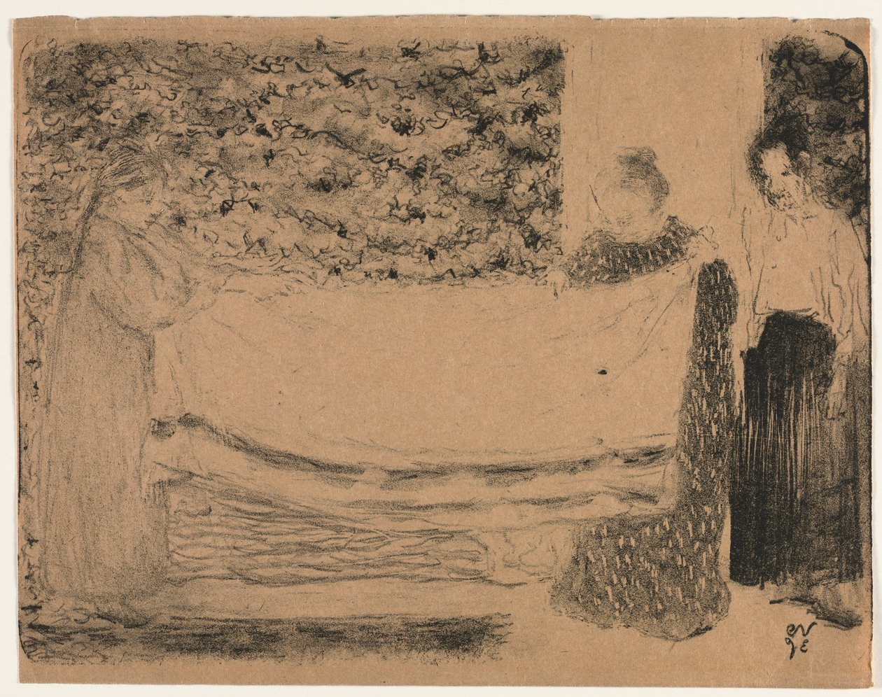 Składanie pościeli autorstwa Unknown artist