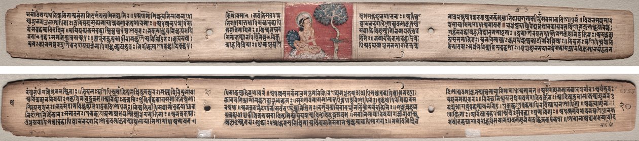 Folio 20, z Gandavyuha-sutry (Pismo Najwyższego Szyku) autorstwa Unknown artist