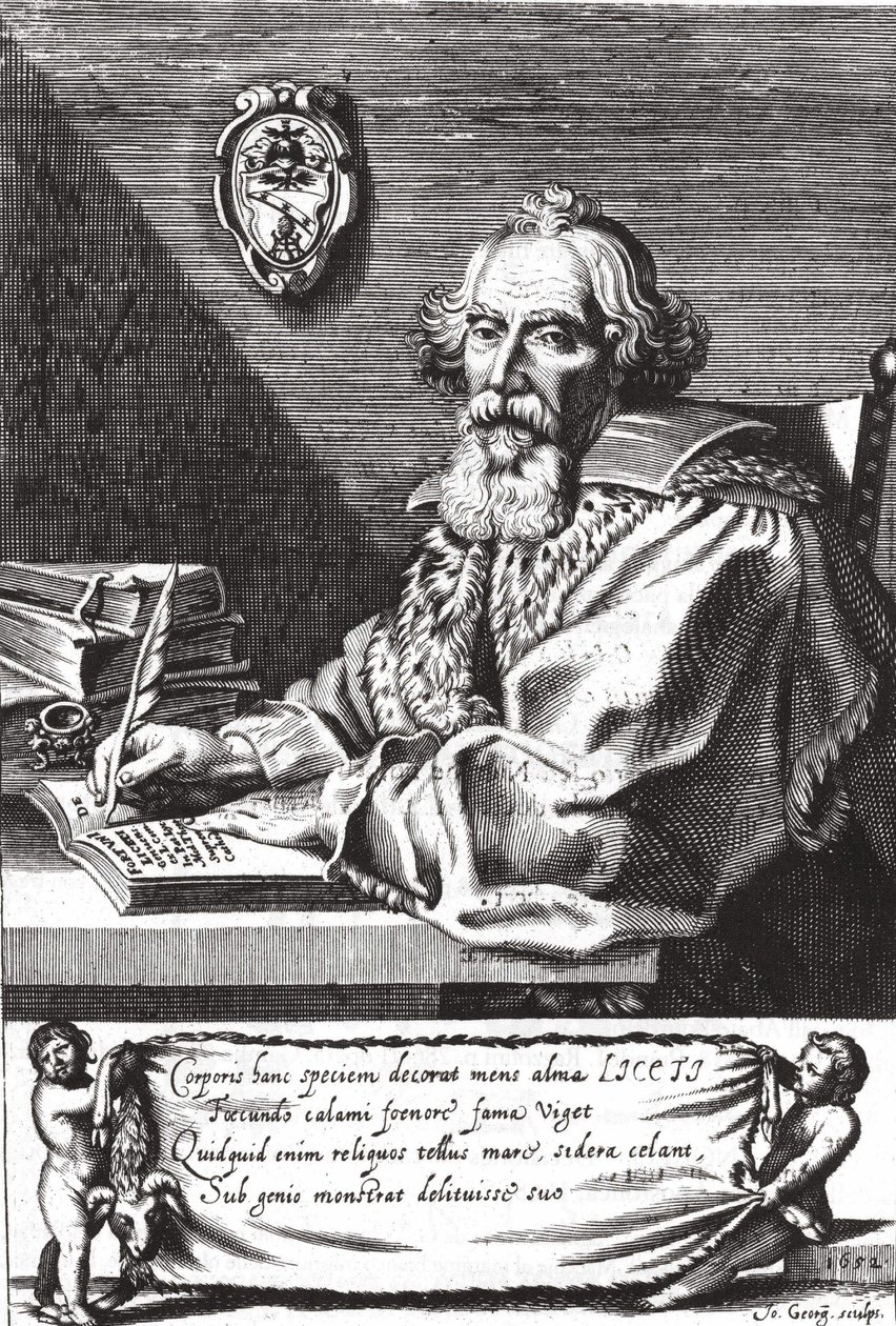 Fortunio Liceto, włoski lekarz (1577-1657). autorstwa Unknown artist