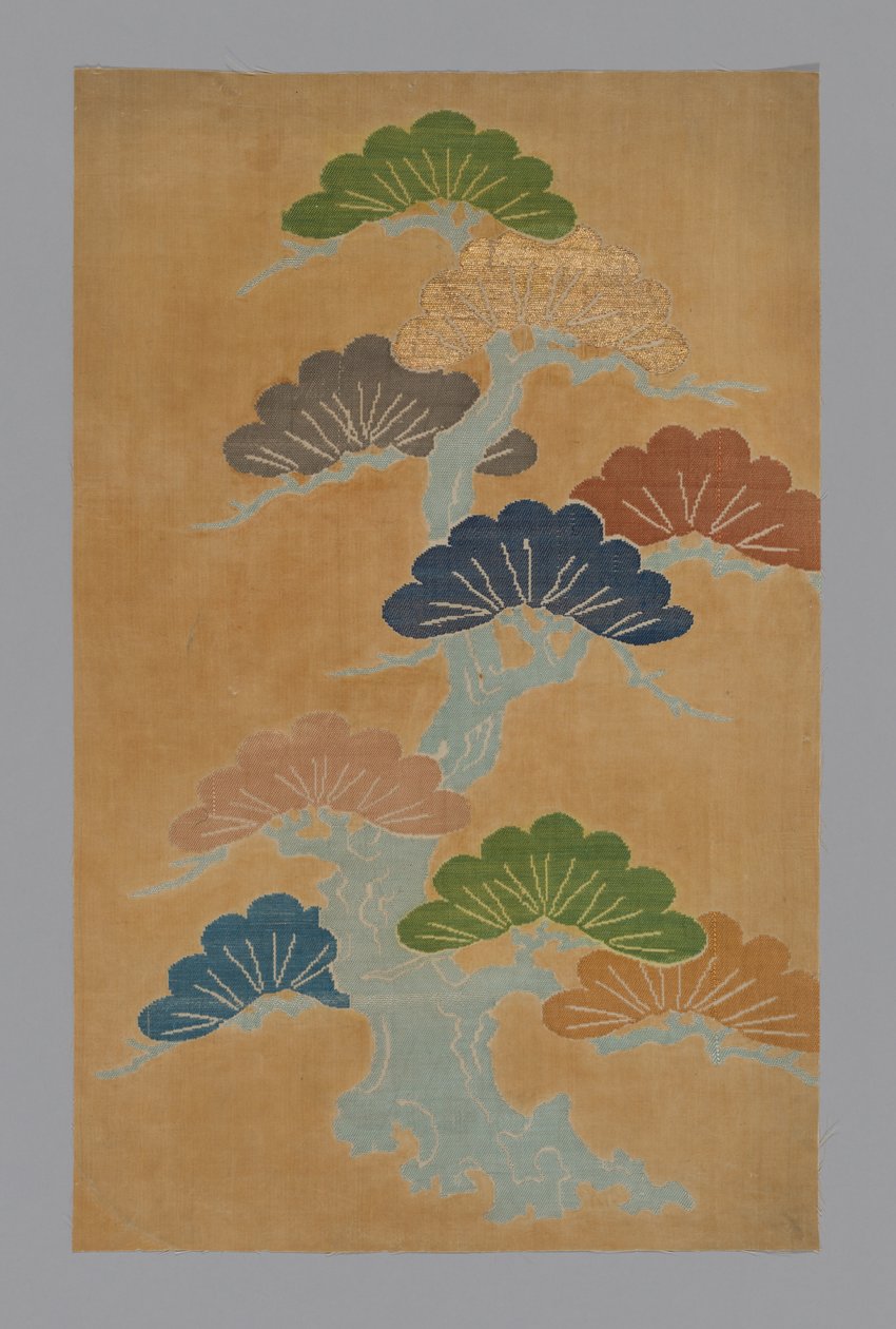 Fragment (z kostiumu Noh) autorstwa Unknown artist