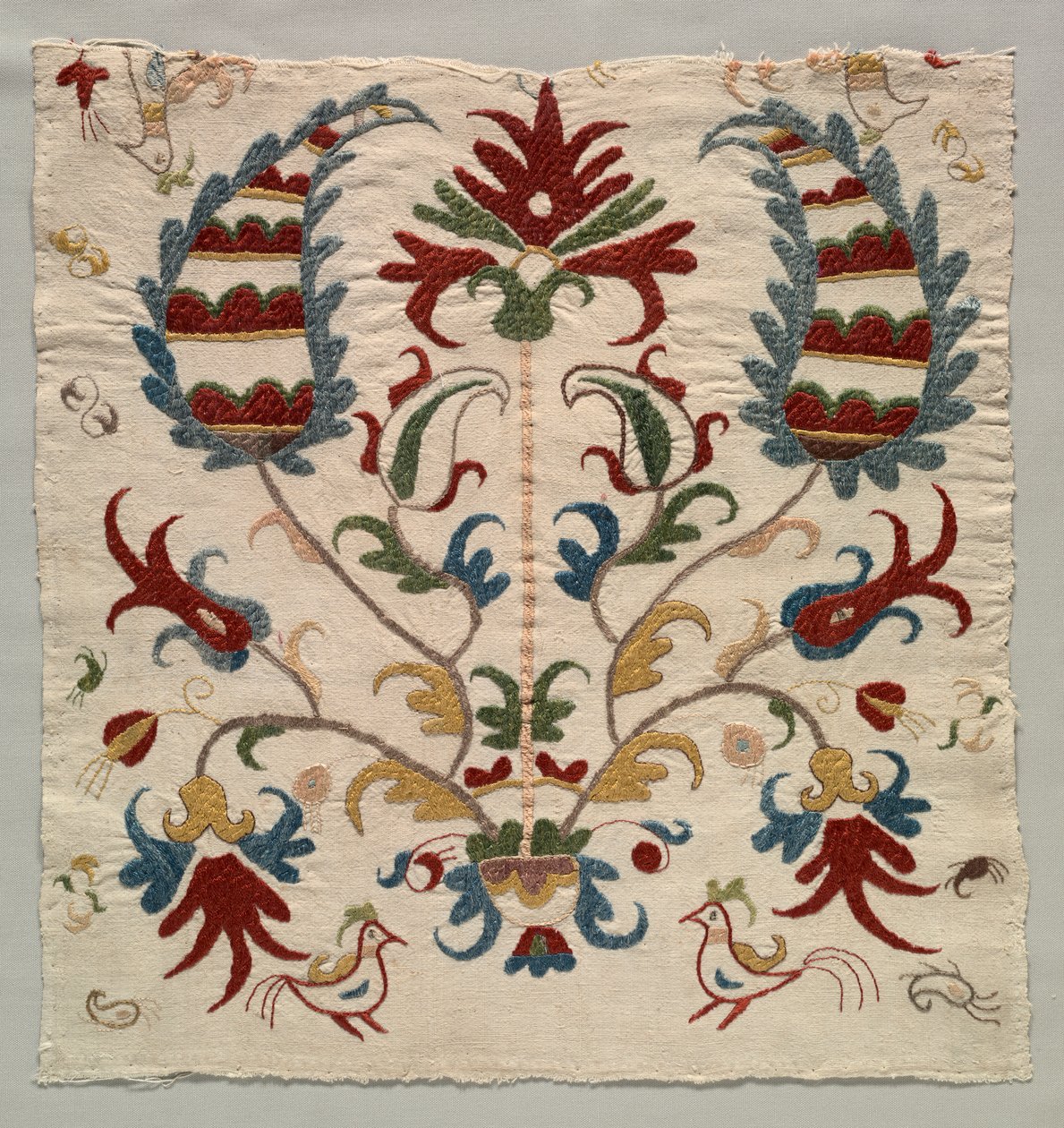 Fragment poszewki na poduszkę lub panelu narzuty autorstwa Unknown artist