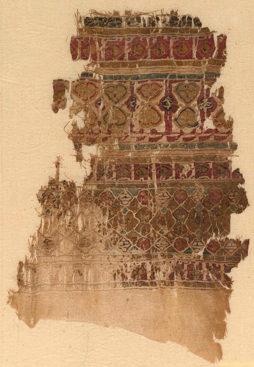 Fragment tkaniny w stylu Tiraz autorstwa Unknown artist