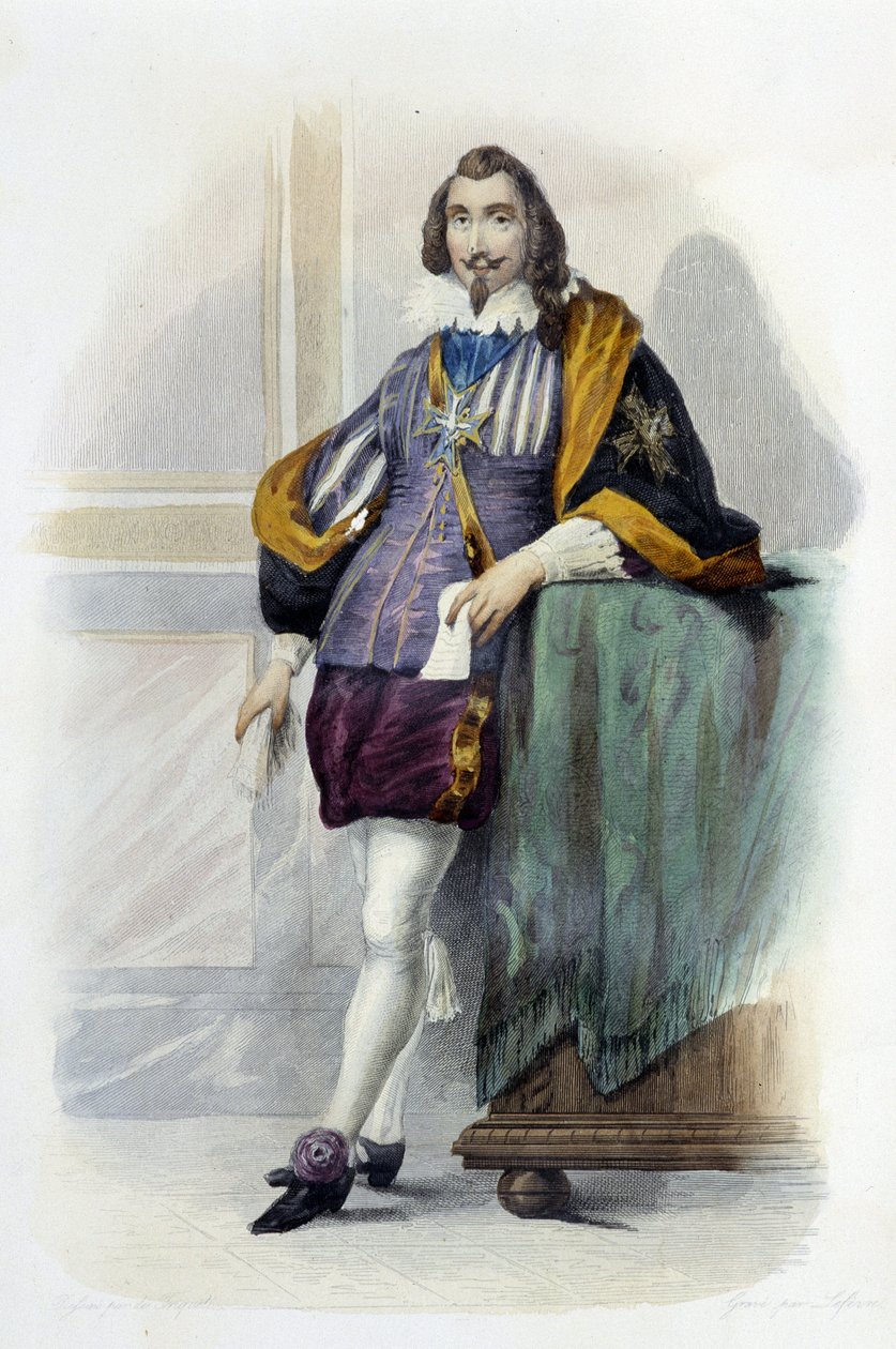 Francois de Bassompierre (marszałek de Bassompierre) (1579-1646) - w „”Plutarch francuski”” autorstwa Unknown artist