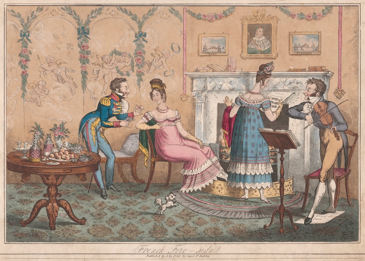 Francuska strona ognia autorstwa Unknown artist