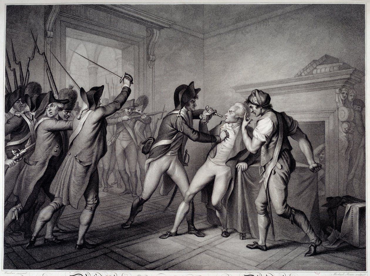 Rewolucja francuska: aresztowanie Robespierre