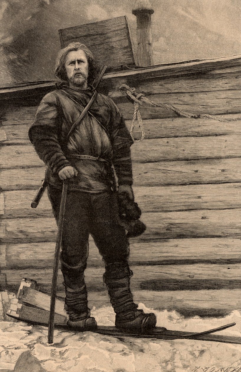 Fridtjof Nansen (1861-1930) norweski badacz Arktyki autorstwa Unknown artist