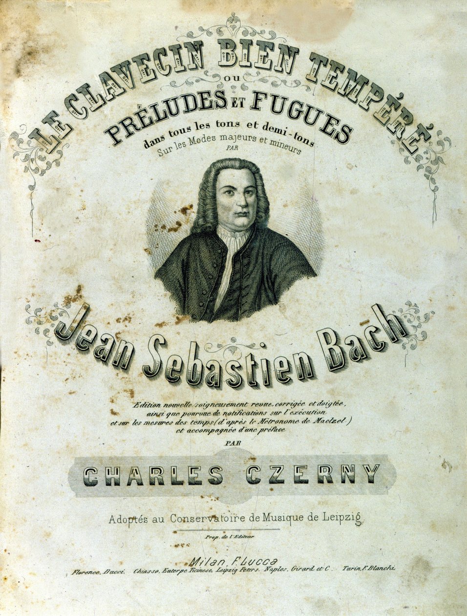 Fronty „”Preludiów i fug” Jeana Sebastiena Bacha (Johann Sebastian Bach autorstwa Unknown artist