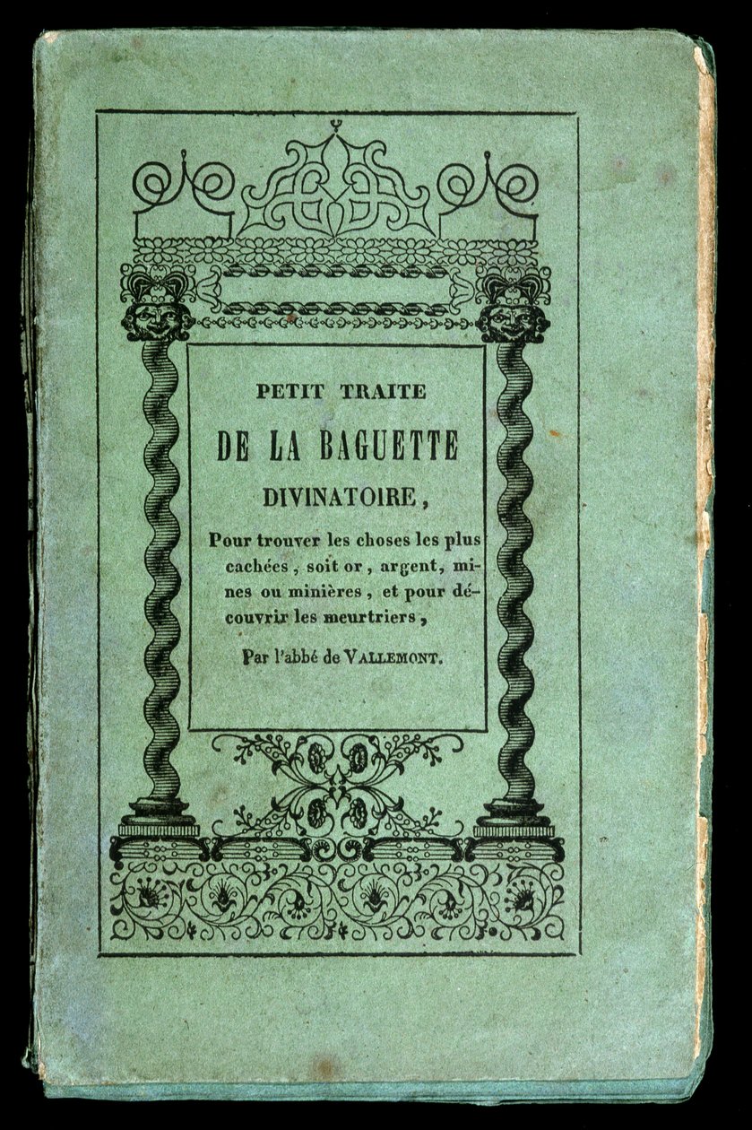 Frontyspis książki „Traité de la baguette divinatoire” opata Vallemont autorstwa Unknown artist