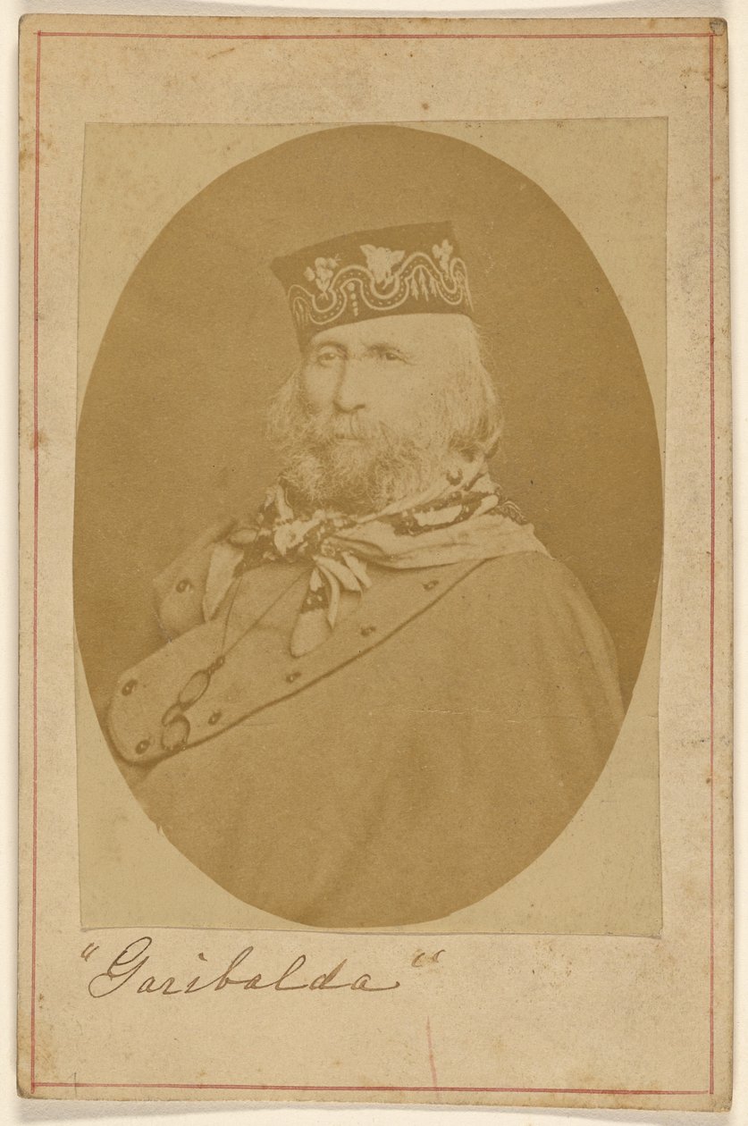 "Garibalda" [sic]/[Giuseppe Garibaldi, 1807 - 1882]]. autorstwa Unknown artist