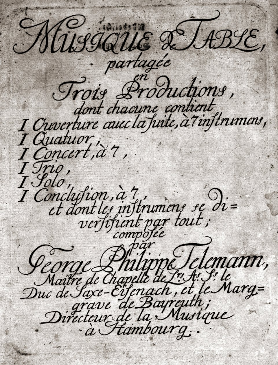 Georga Philippa Telemanna. niemiecki kompozytor (Magdeburg autorstwa Unknown artist
