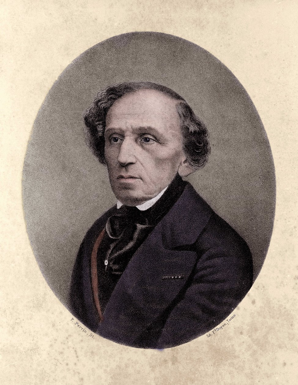 Giacomo Meyerbeer (1791-1864), niemiecki kompozytor. autorstwa Unknown artist