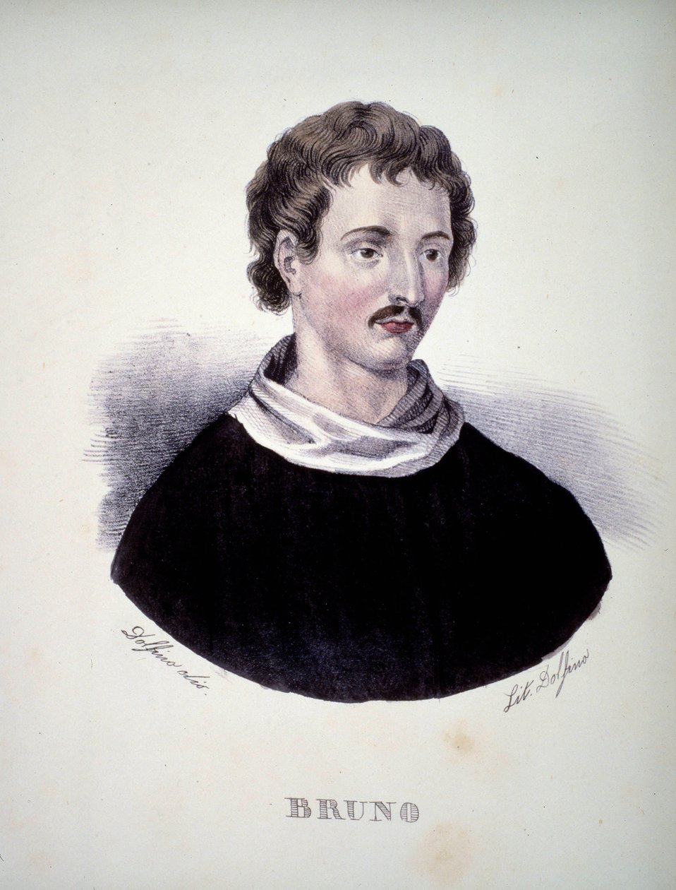 Giordano Bruno (1548 - 1600), włoski filozof autorstwa Unknown artist