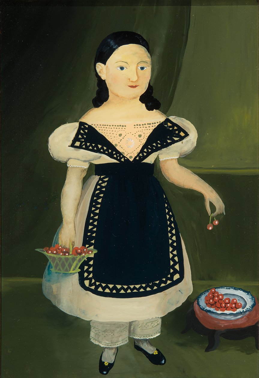 Dziewczyna z wiśniami autorstwa Unknown artist